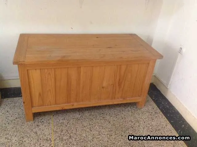 Vend coffre de rangement en bois - المحمدية