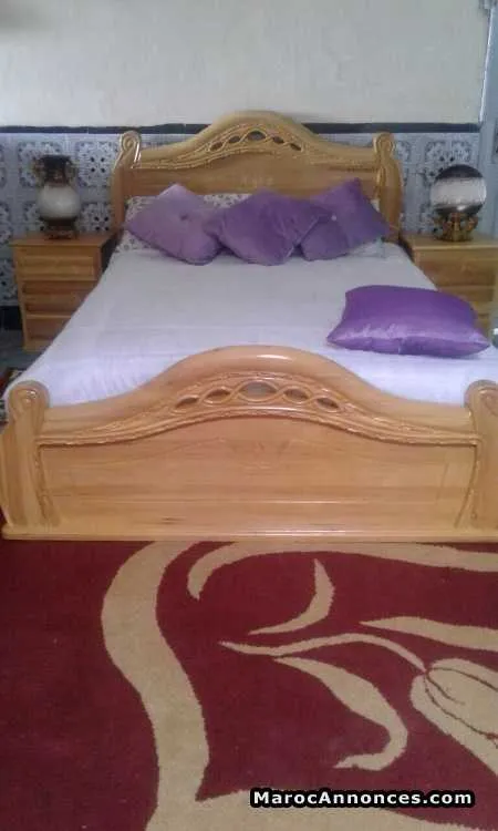 Lit + commode + meuble cÈdre - ميدلت (2)