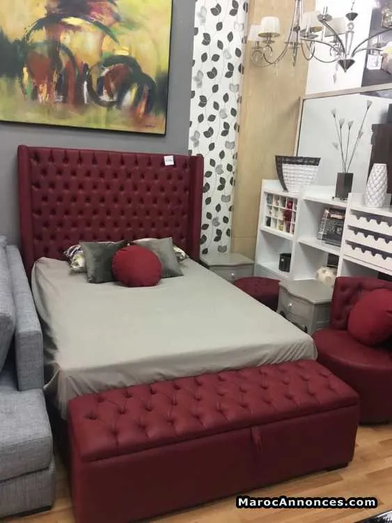 Chambre à coucher avec coffre de rangement - الدار البيضاء