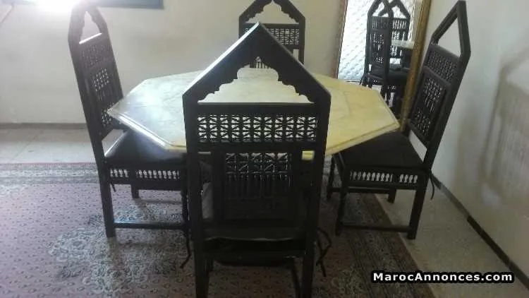 Salle a manger arabesque - مراكش (2)