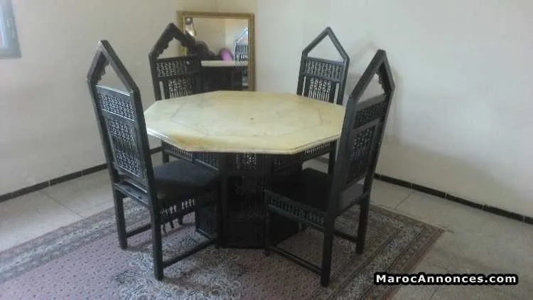 Salle a manger arabesque - مراكش (3)