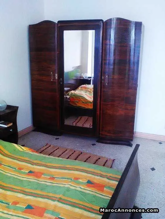 Vends cadre de lit art déco et armoire - الدار البيضاء (2)