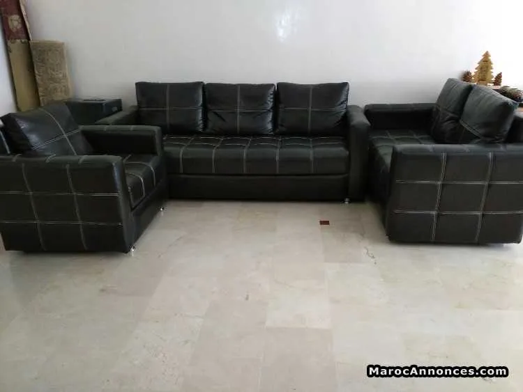 Salon en cuir - الدار البيضاء (2)