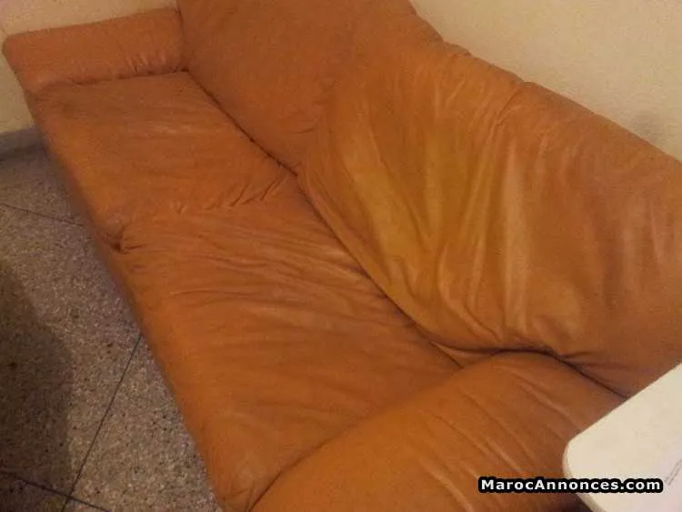 Lit matelas, canapé et table artisanale - الدار البيضاء (2)