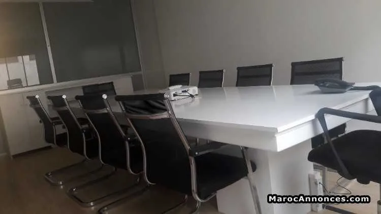 Salle de réunion equipé - الدار البيضاء