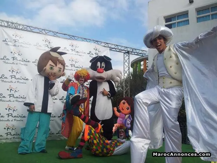 Anniversaire clown dj - المحمدية