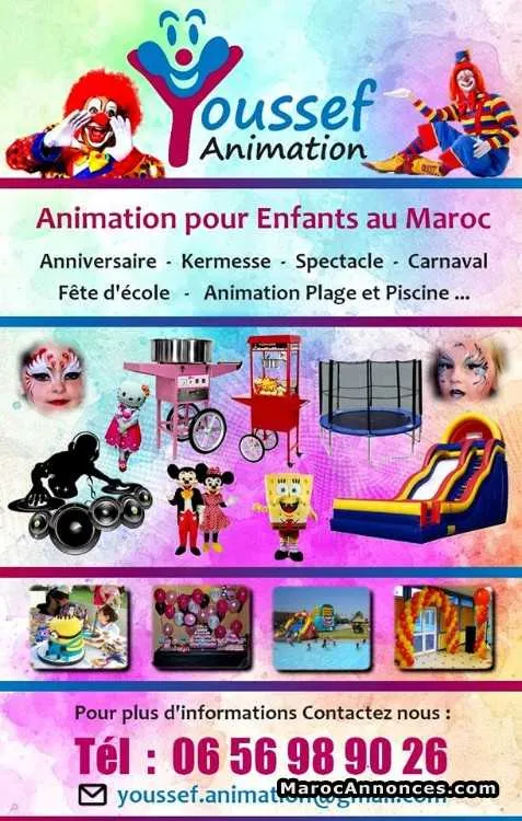 Agence d’animation pour enfants a casablanca - الدار البيضاء