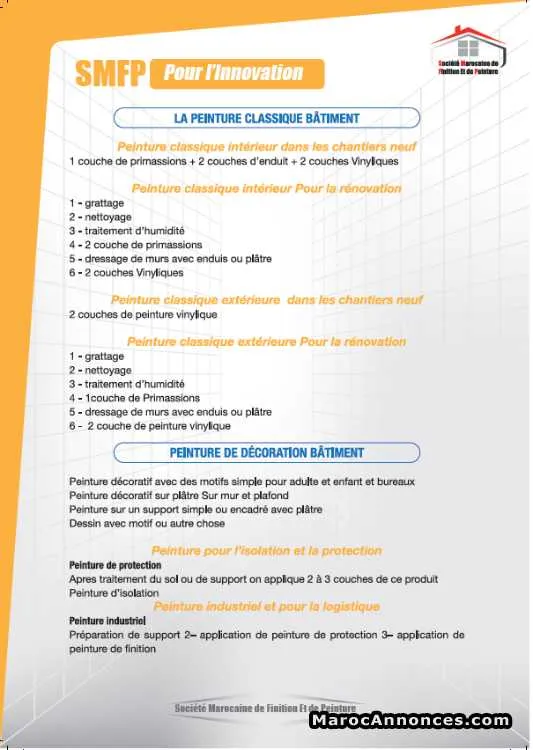 Travaux de décoration et de finition bâtiment - الدار البيضاء (3)