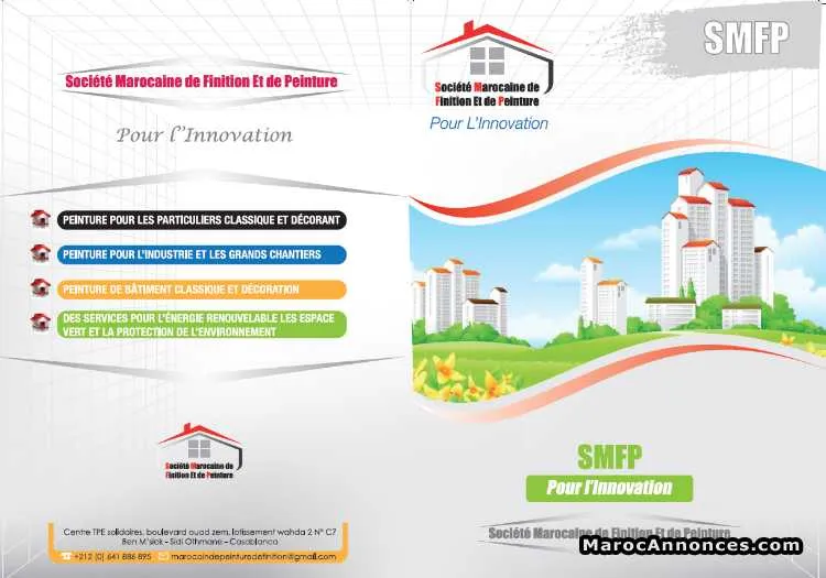 Travaux de décoration et de finition bâtiment - الدار البيضاء