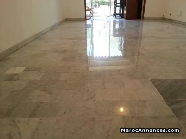 Ponçage traitement cristallisation du marbre - الدار البيضاء (2)