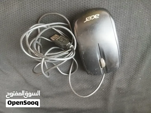 فأرة حاسوب سلكية أصيلة Acer USB بلون أسود تعمل بشكل ممتاز - وجدة