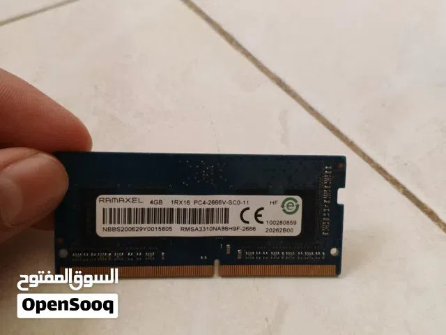 RAM DDR4 4GB 2666MHz pour PC Portable (Laptop) - Etat Excellent - وجدة