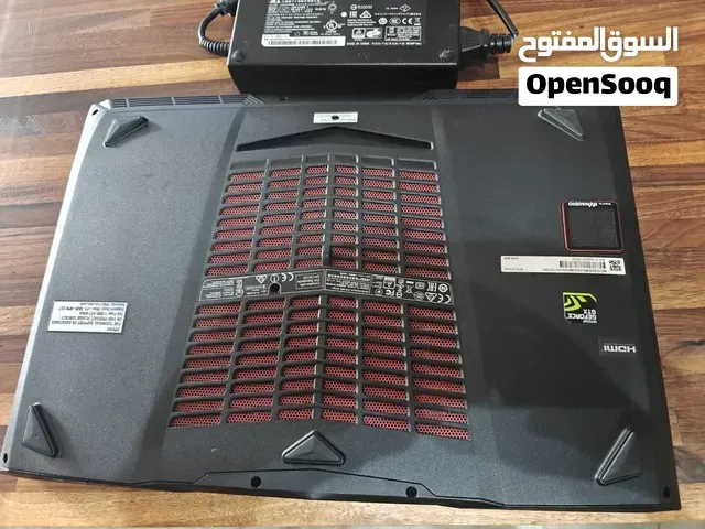Gaming laptop Msi GT62VR 6RD Dominator - الناظور
