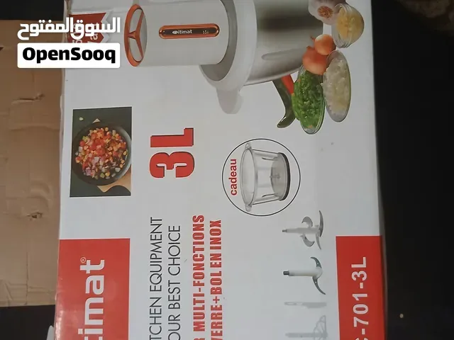 قطاعة ومفرمة كهربائية Itimat  بسعة 3 لتر مع وعائين (زجاج واينوكس) - وجدة