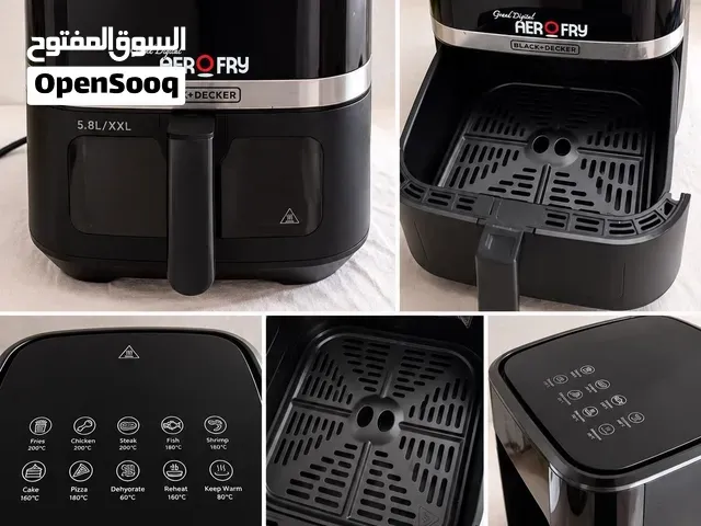Air Fryer Black & Decker 5.8L - جودة الخليج (الكويت) - Asfi