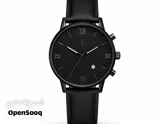 Montre Homme Noire Minimaliste" - الدار البيضاء