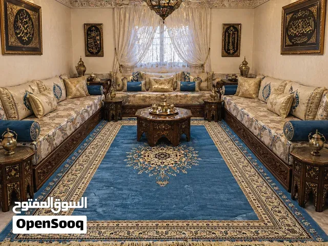 مرحبا بكم عند متجر الزرابي نختص في بيع جميع أنواع الزرابي و الموكيطات: زرابي كلاسيكية حمراء بالزخارف - سلا