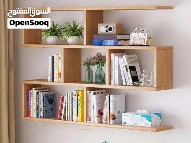 رف مصنوع من أجود أنواع الخشب mdf أصلي 100% تمكنكم من تخزين الكتب - مكناس