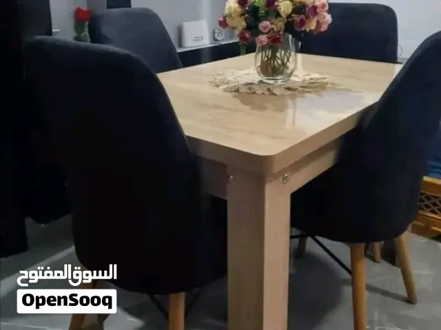 أرقى طاولات الطعام المودرن وصلات الطبلة + 4 كراسي  ألوان عصرية - أكادير