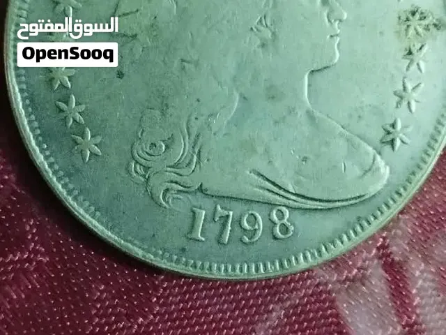 واحد الدولار عام 1798 الولايات المتحده والملكه في يدي - أكادير