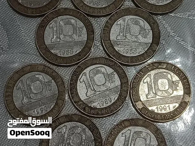 Lot de 10 francs france - الدار البيضاء