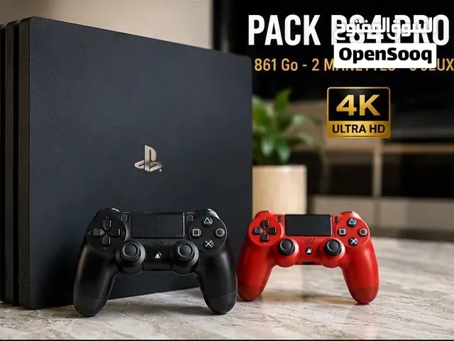 Ps4 pro 2 manette 864g - سطات