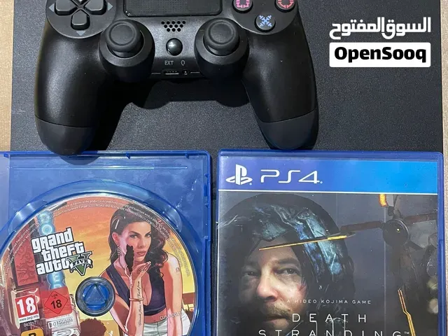 Playstation 4 (PS4) Slim 1to avec Les cables manette ou 2 CDs - القنيطرة