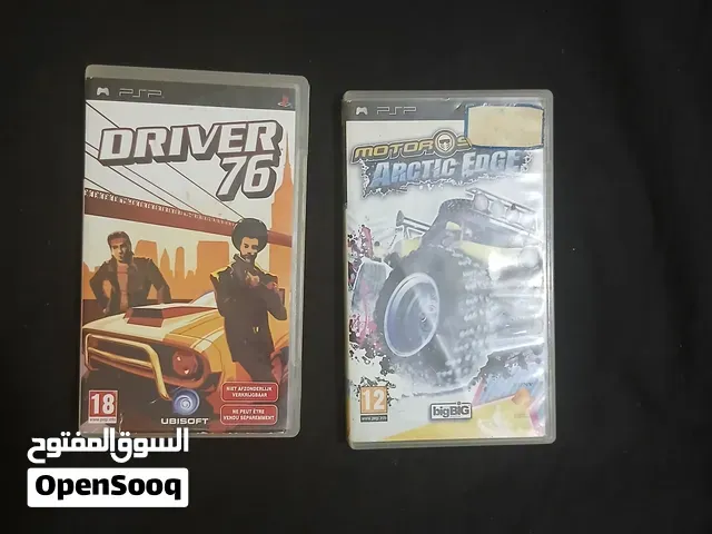 ألعاب PSP أصليّة بحالة ممتازة (Driver 76 / MotorStorm Arctic Edge / Gran Turismo) - وجدة