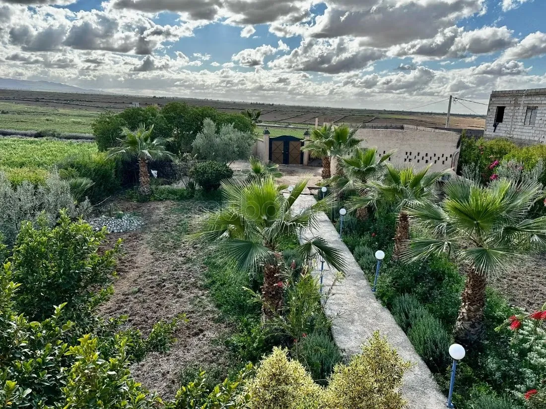 Ferme avec Villa Plain Pied à Vendre à Ghmat – Route de L’Ou... - مراكش