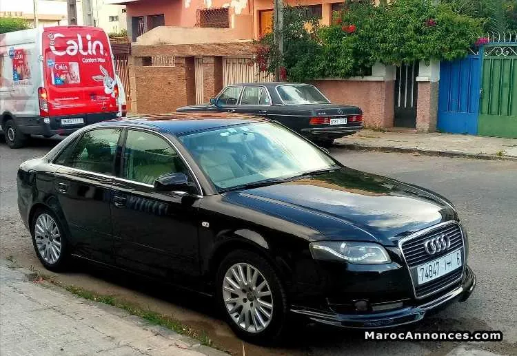 Audi a4 diesel 2l 8cv manuel cuire 2007 - الدار البيضاء (2)