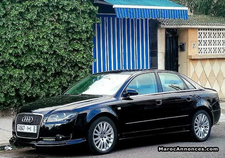 Audi a4 diesel 2l 8cv manuel cuire 2007 - الدار البيضاء