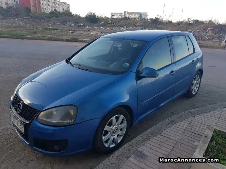 Golf 5 2l diesel en bon état - الدار البيضاء (2)