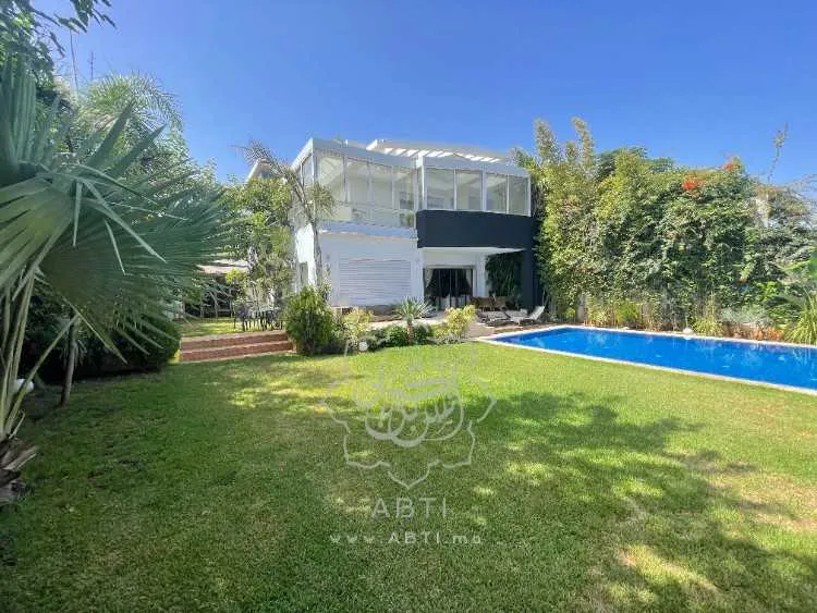 Villa moderne 660m² avec piscine à bouskoura - بوسكورة