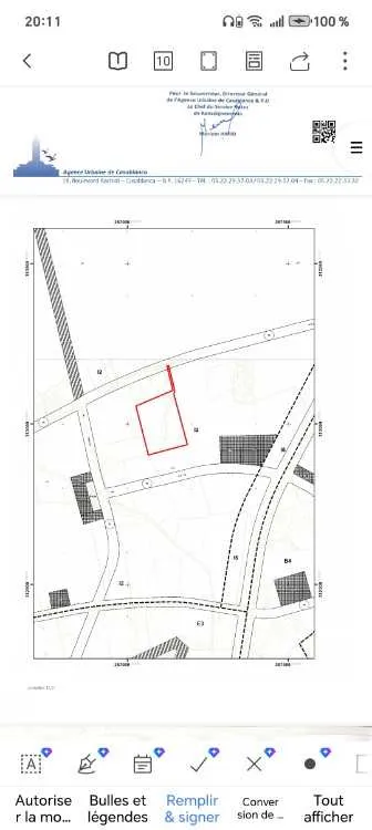 Terrains a vendre - بوسكورة