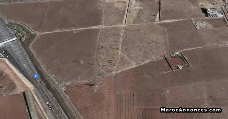 Vente de terrain à  bouskoura - الدار البيضاء (3)