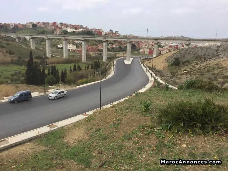 قطعة أرضية للبيع حدا مرجان مغوغة عزيب ابقيعو - طنجة