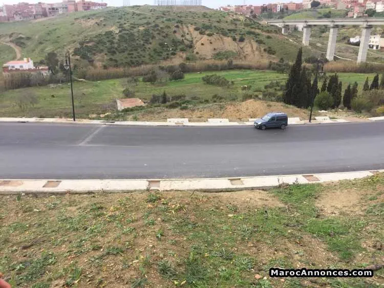 قطعة أرضية للبيع حدا مرجان مغوغة عزيب ابقيعو - طنجة (2)
