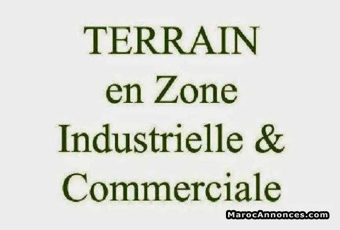 Terrain titré de 1017 m2 au zone industriel tanger - طنجة