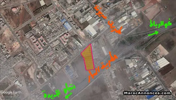 Terrain 20000 m2 à oulad hadou - الدار البيضاء
