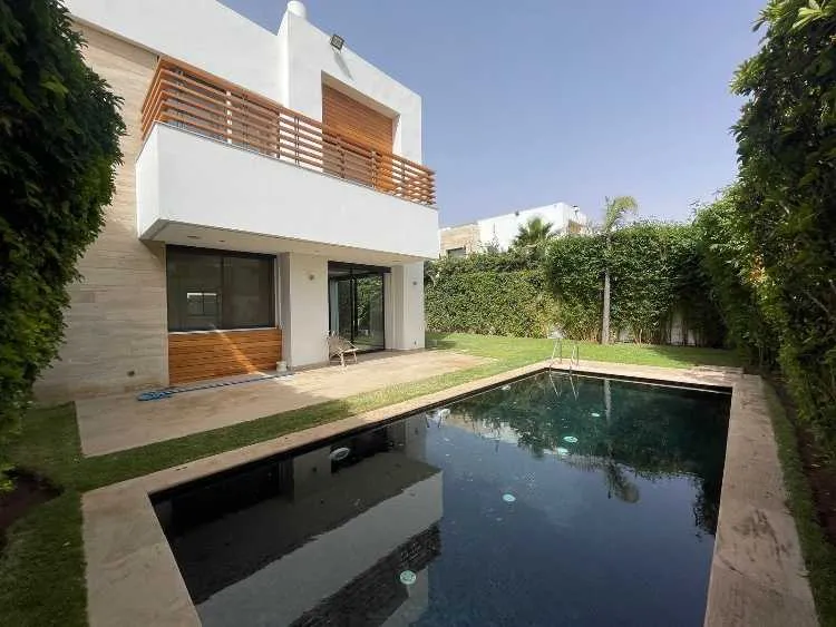 Villa à louer bouskoura ville verte - بوسكورة