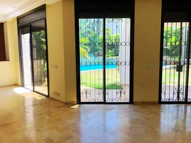 Jolie villa  en location avec piscine à hay riad - الرباط (2)