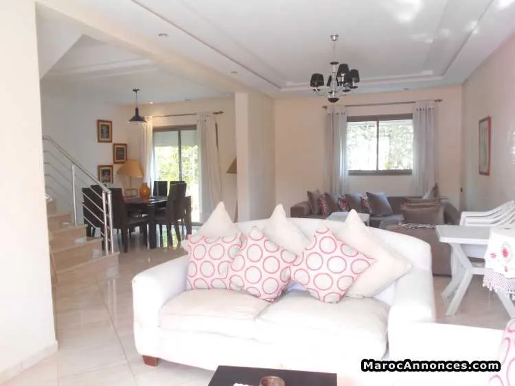 Villa meublée en location à skhirat - الرباط