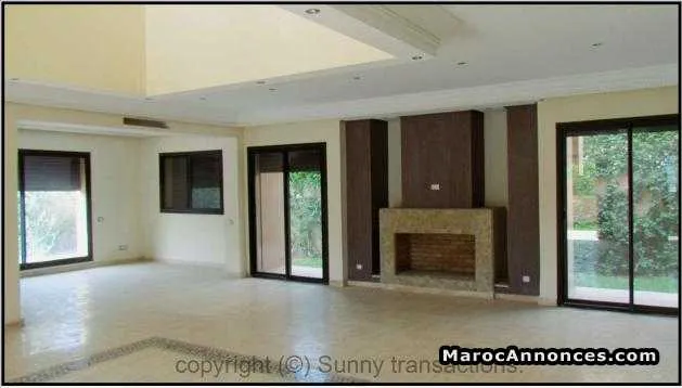 Location  villa  vide 4 chms à targa - مراكش
