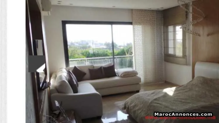Vl409 villa a louer meuble a bouskoura sup 700 m 4 - الدار البيضاء (3)