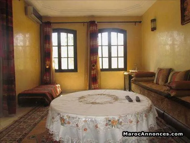 Etage villa meublé a louer  route de casa - مراكش (3)