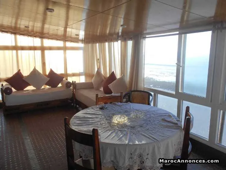 Bel étage villa meublé front de mer à harhoura - الرباط (2)