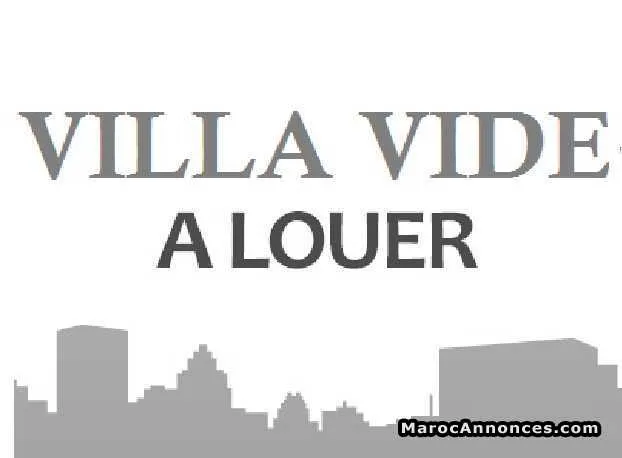 Villa vide à louer cité suisse agadir - أكادير