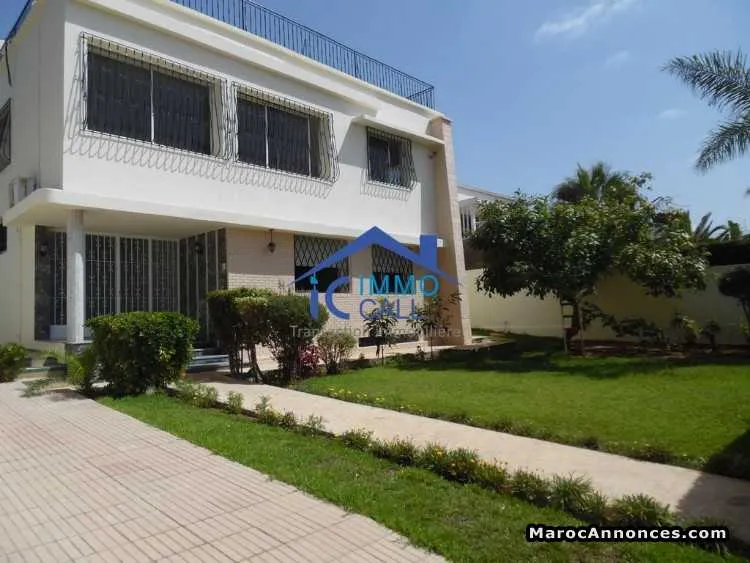 Villa d'une superficie de 700 m² en location - الرباط