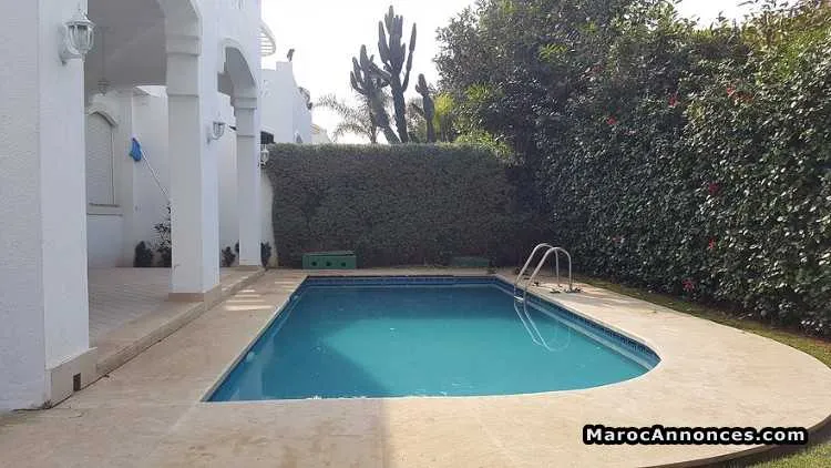 Villa à louer dar bouazza meublé 4 chambres - الدار البيضاء