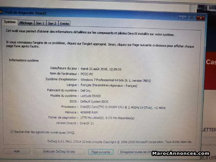 Pc dell e 6420 - الدار البيضاء (2)